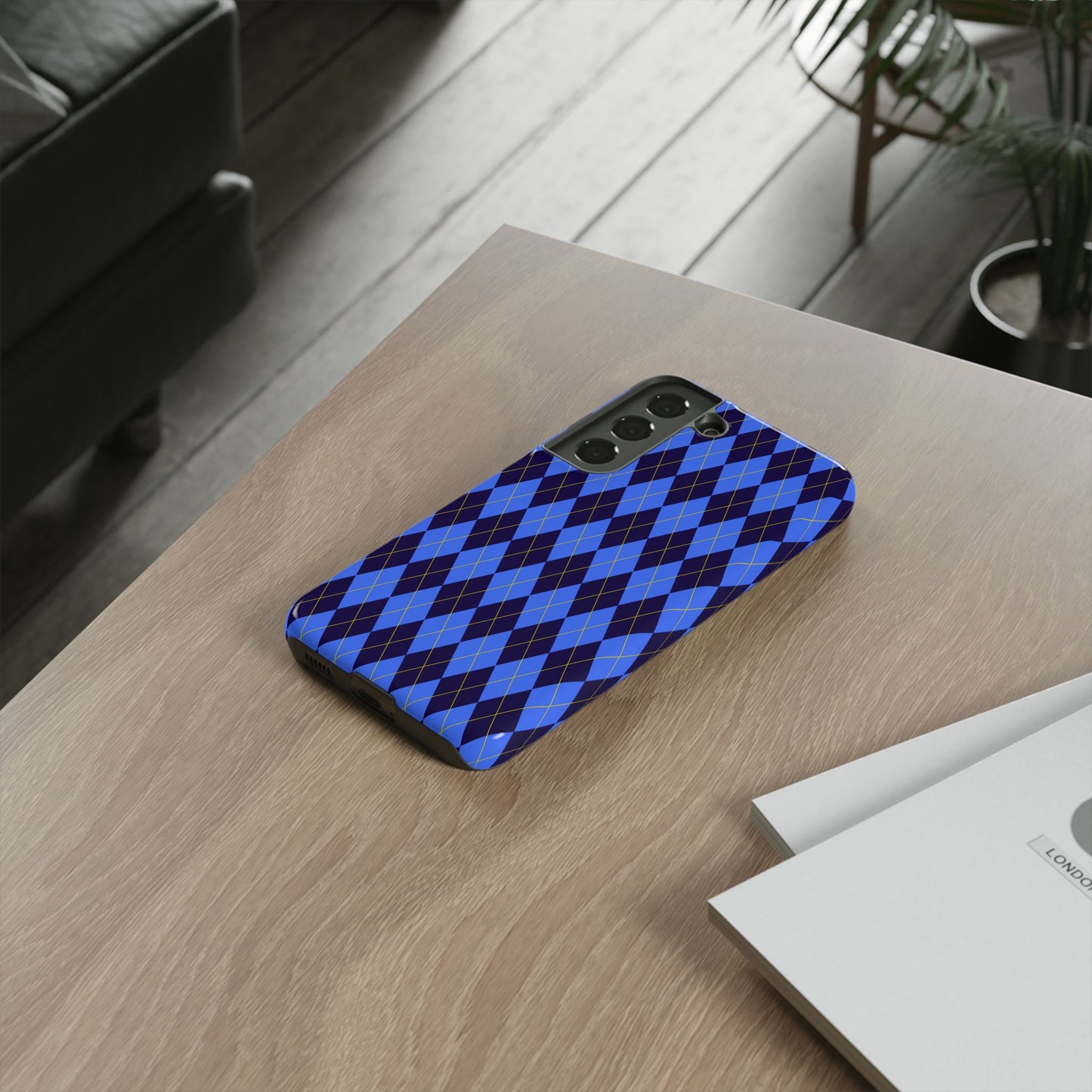 Stylish Argyle Phone Case - Tough Cases for Trendsetters