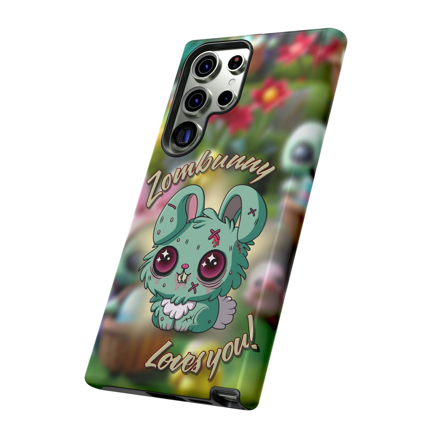 Phone Case - Cute Zombie Bunny - Zombunny Loves You