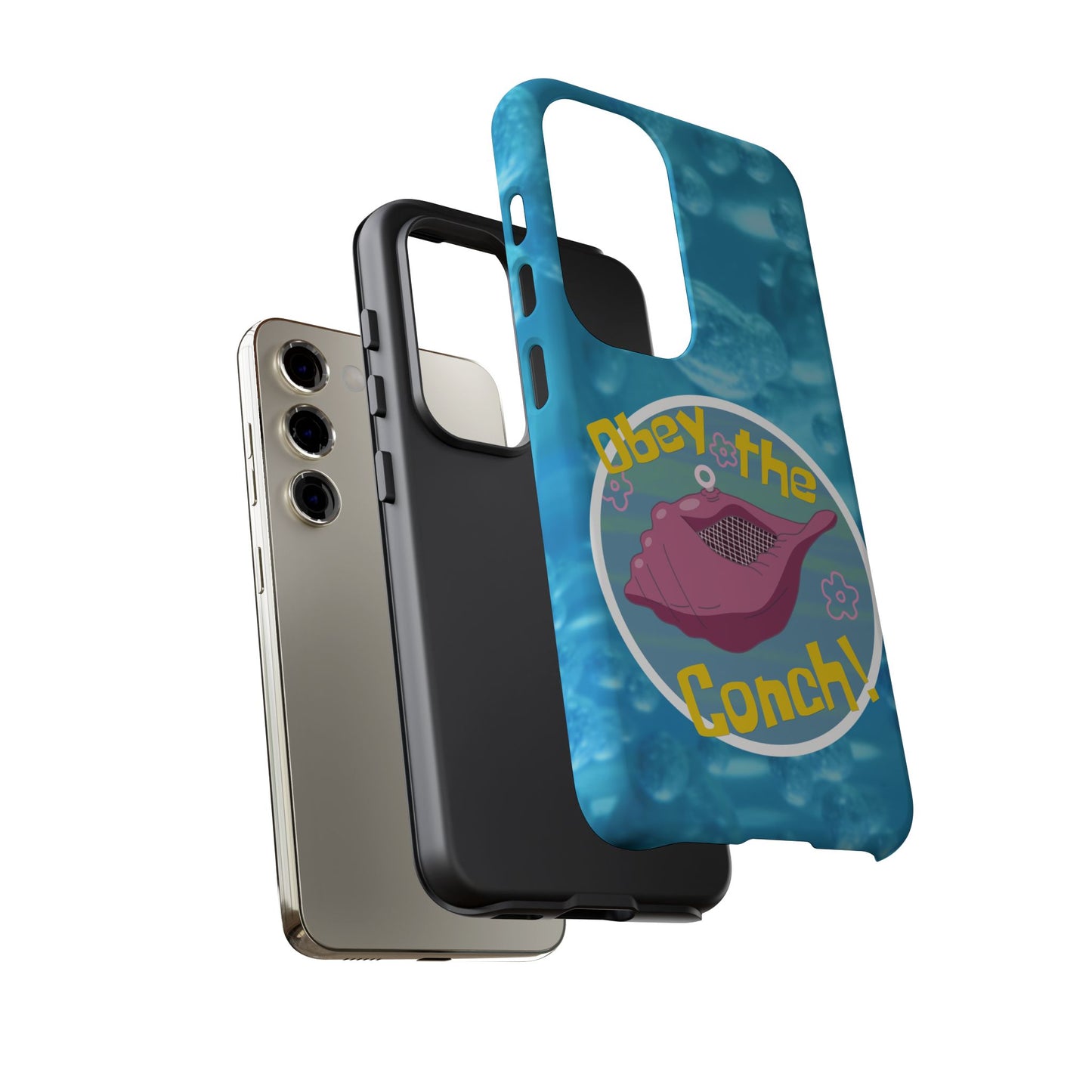 Phone Cases - Obey the Conch, Spongebob Design