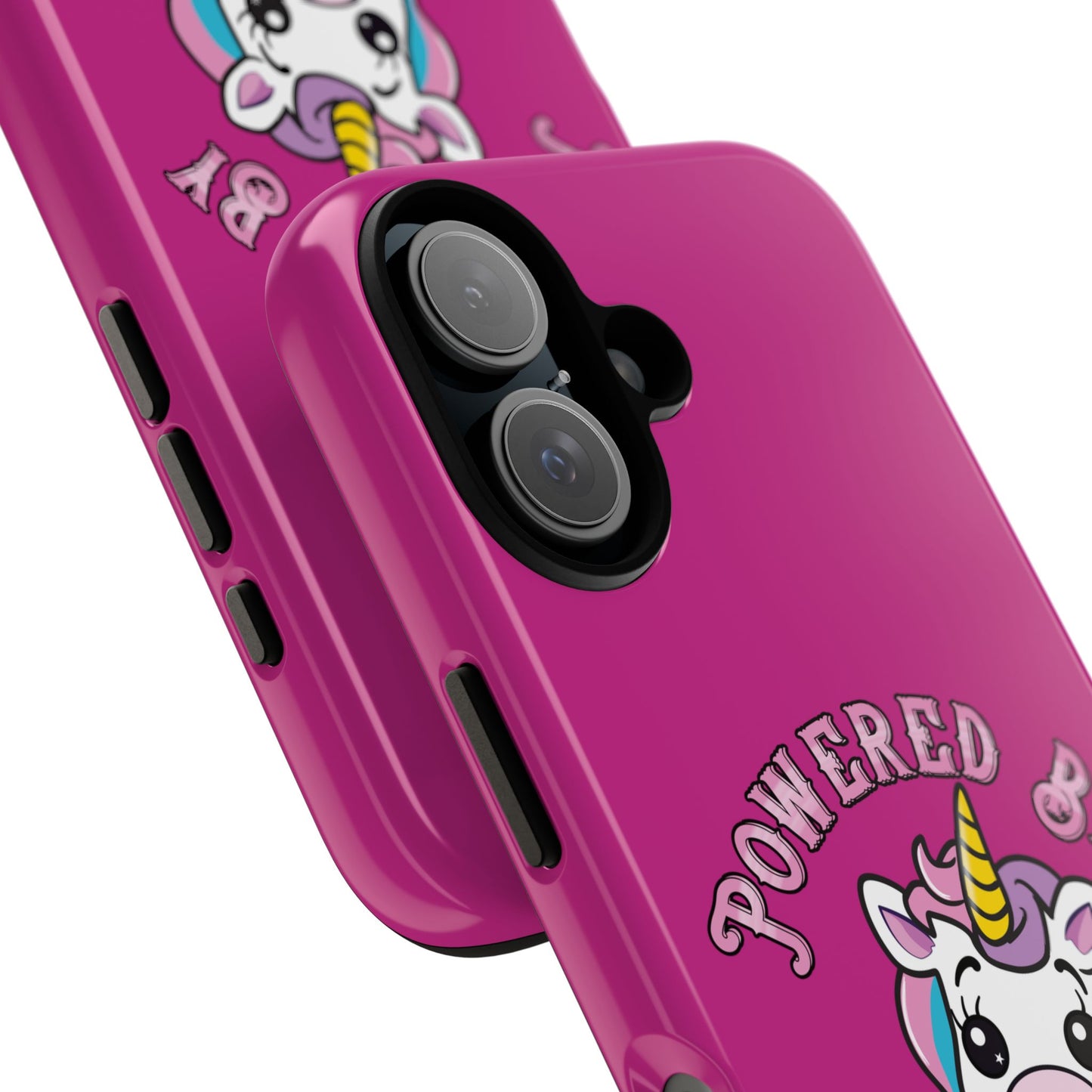 Phone Case - Powered by Unicorns and Chocolate