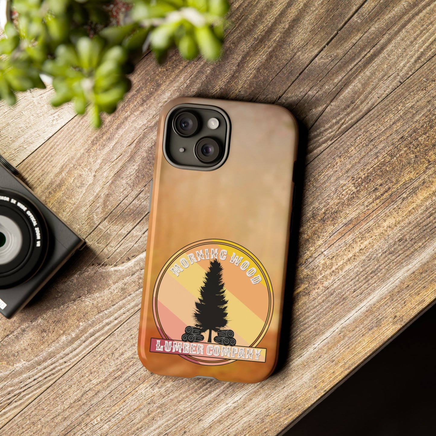 Vintage Morning Wood Phone Case - Tough Cases