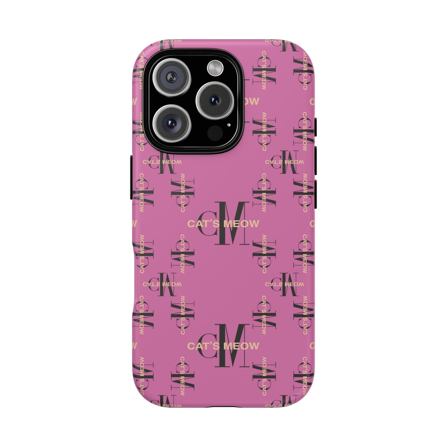 Phone Cases - Cat's Meow Logo Pattern Tough Cases