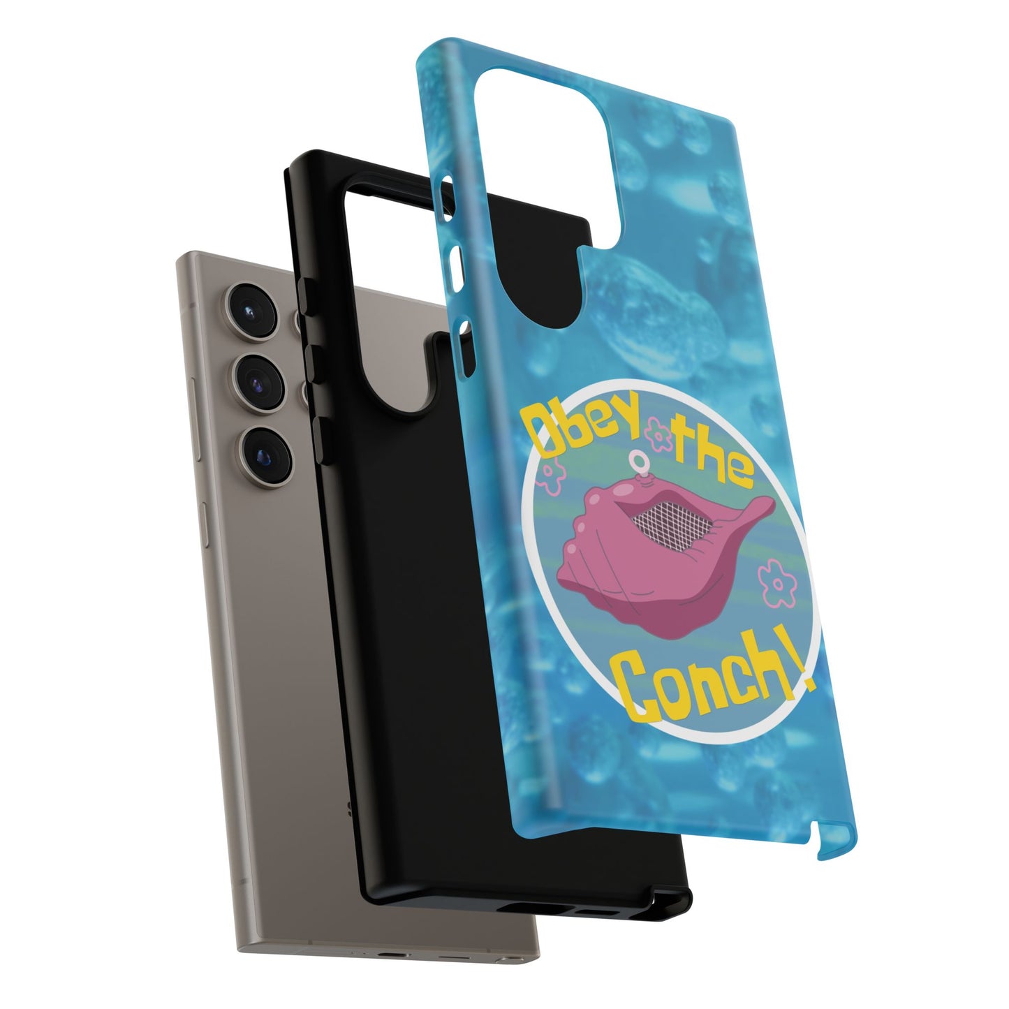 Phone Cases - Obey the Conch, Spongebob Design