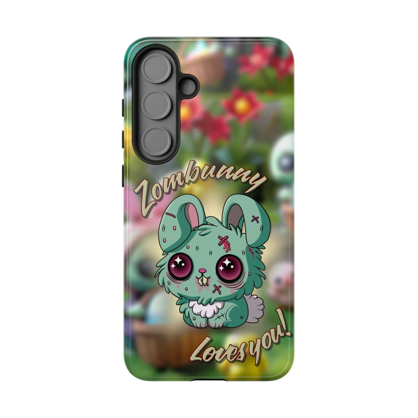 Phone Case - Cute Zombie Bunny - Zombunny Loves You