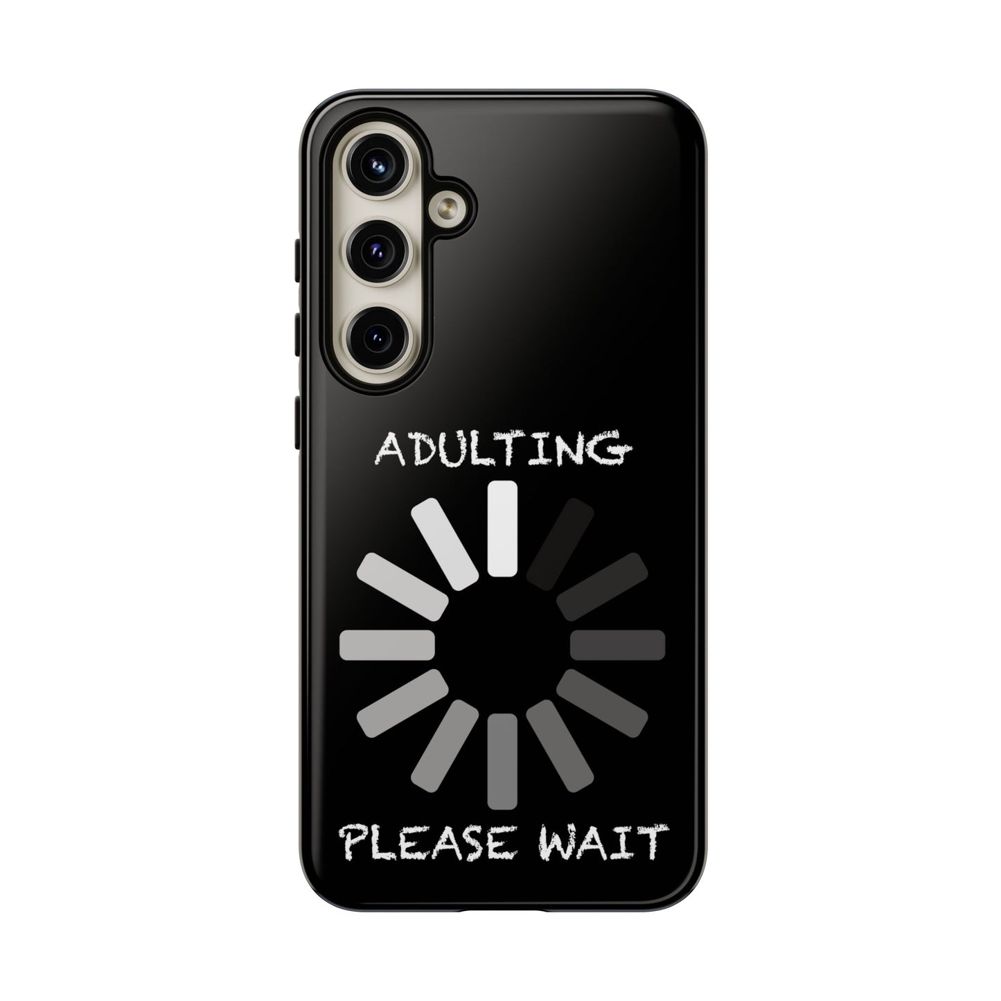 Phone Case - Adulting Please Wait Funny Tough Cases for Adults