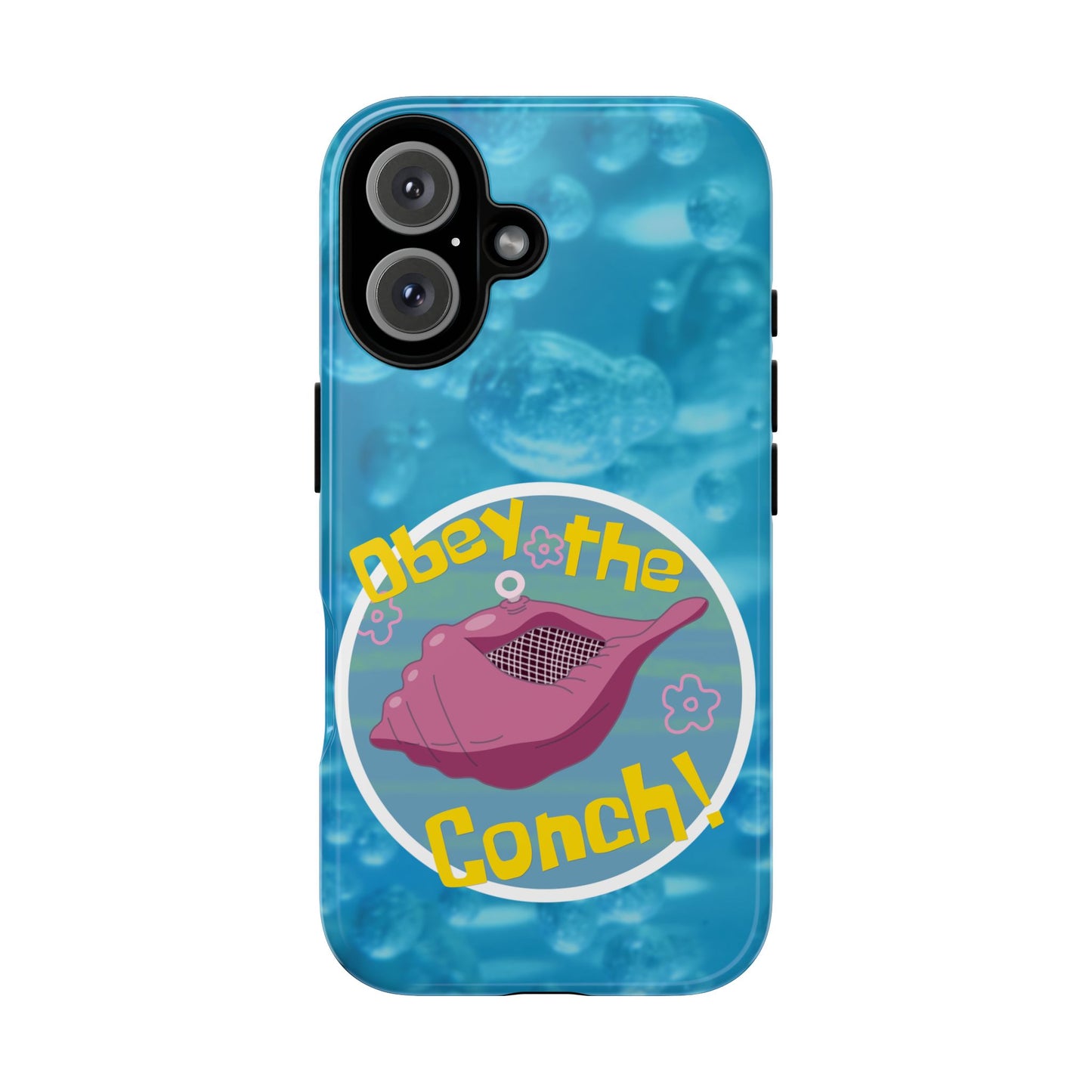 Phone Cases - Obey the Conch, Spongebob Design