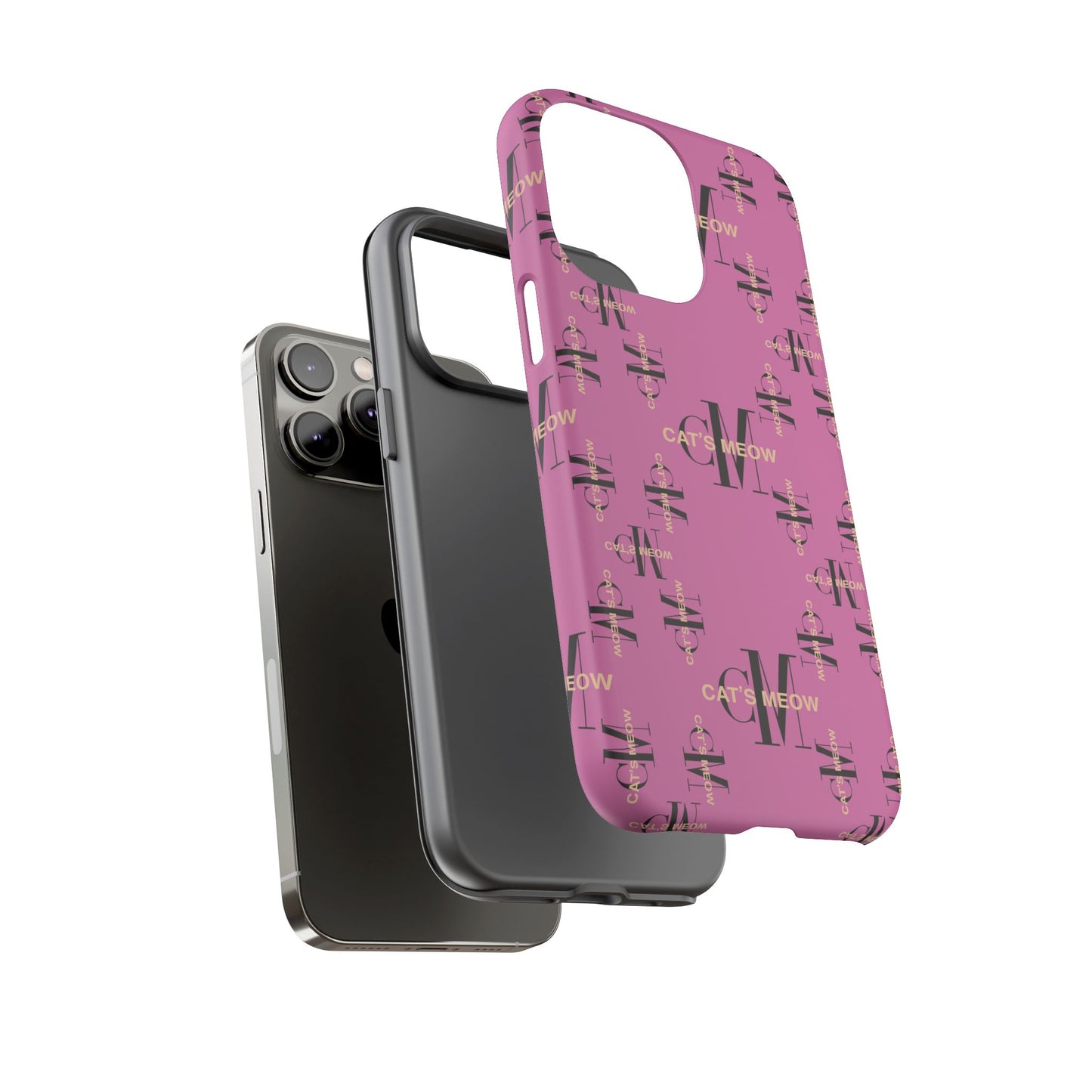 Phone Cases - Cat's Meow Logo Pattern Tough Cases