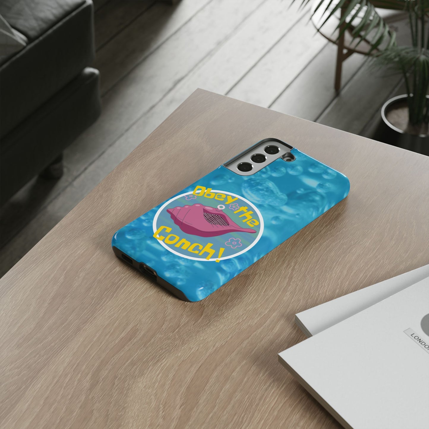 Phone Cases - Obey the Conch, Spongebob Design