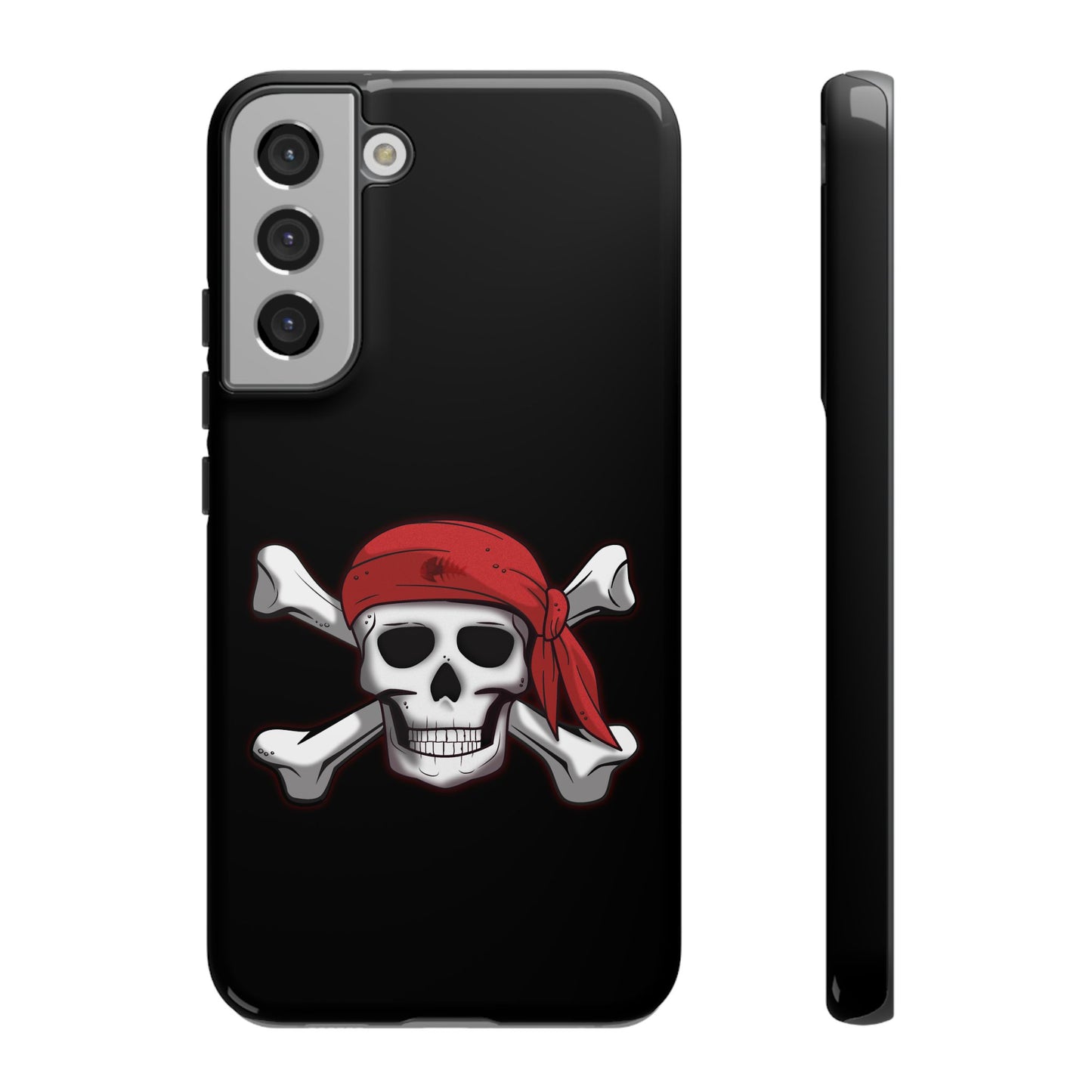 Pirate Skull and Crossbones with Jolly Roger Bandana - Tough Cases