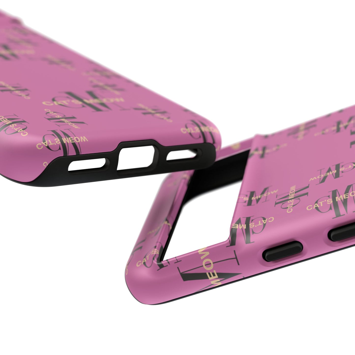 Phone Cases - Cat's Meow Logo Pattern Tough Cases