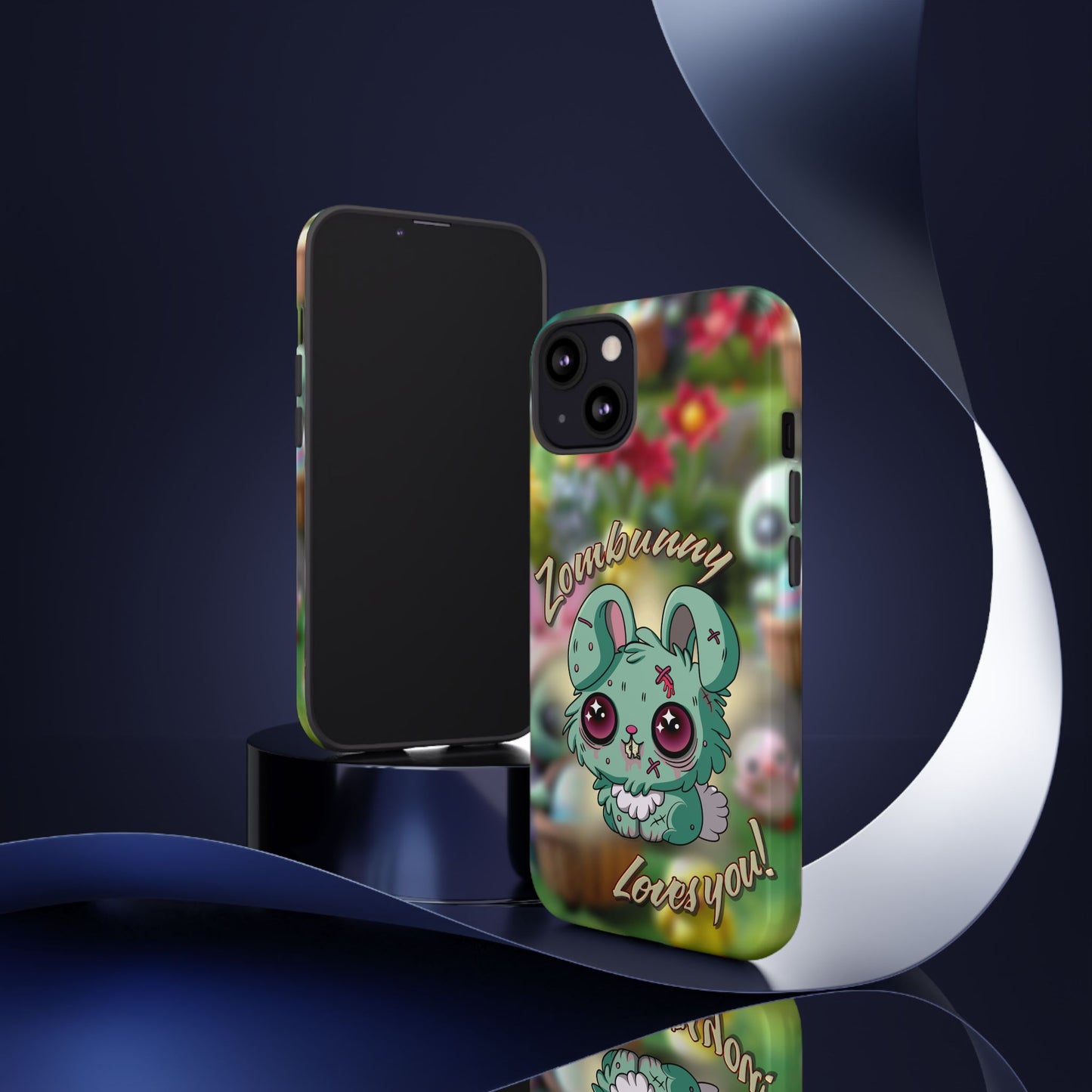 Phone Case - Cute Zombie Bunny - Zombunny Loves You