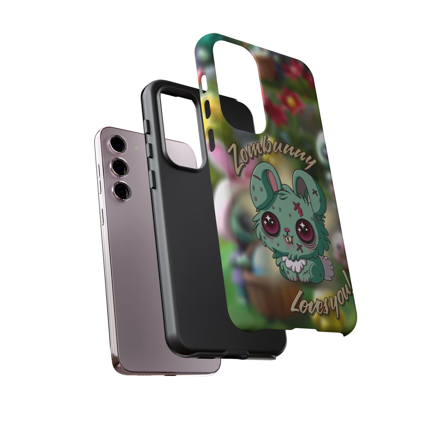 Phone Case - Cute Zombie Bunny - Zombunny Loves You