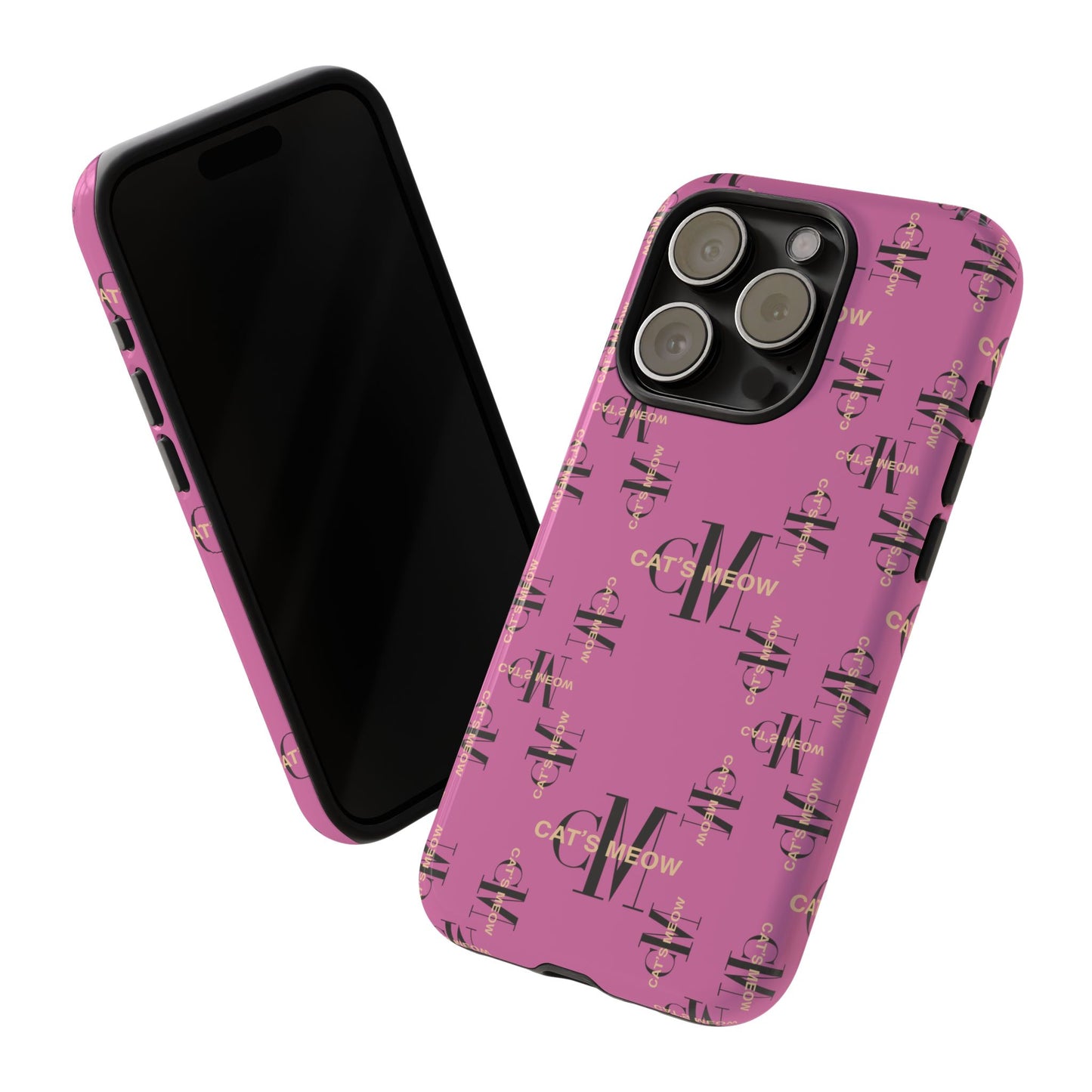 Phone Cases - Cat's Meow Logo Pattern Tough Cases