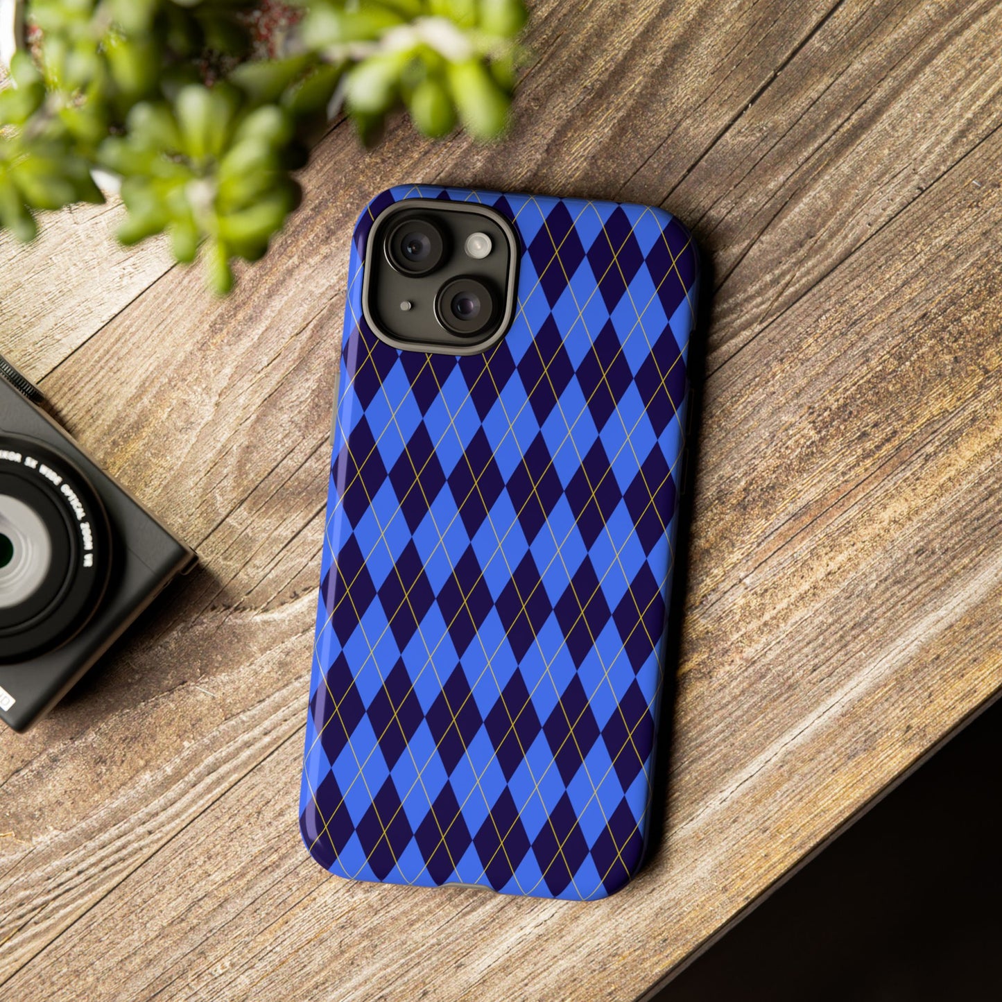 Stylish Argyle Phone Case - Tough Cases for Trendsetters