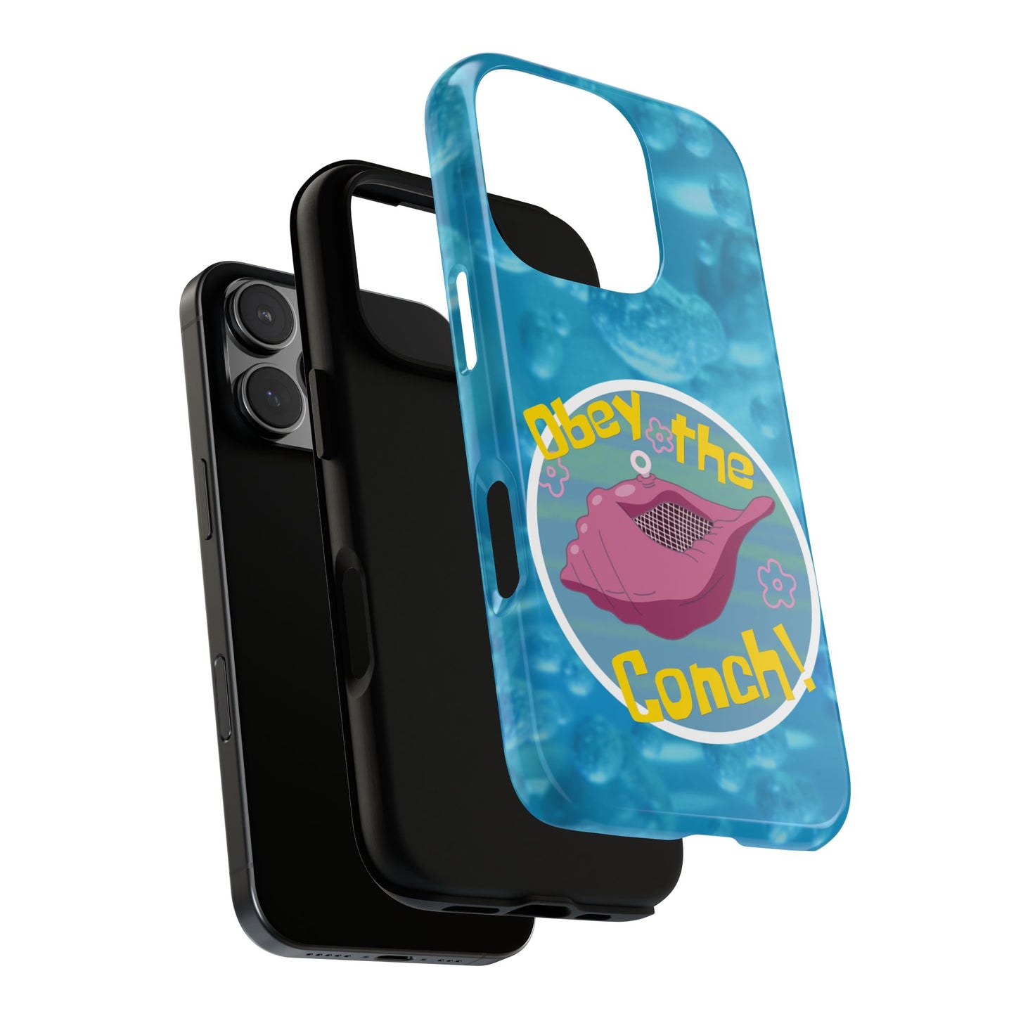 Phone Cases - Obey the Conch, Spongebob Design