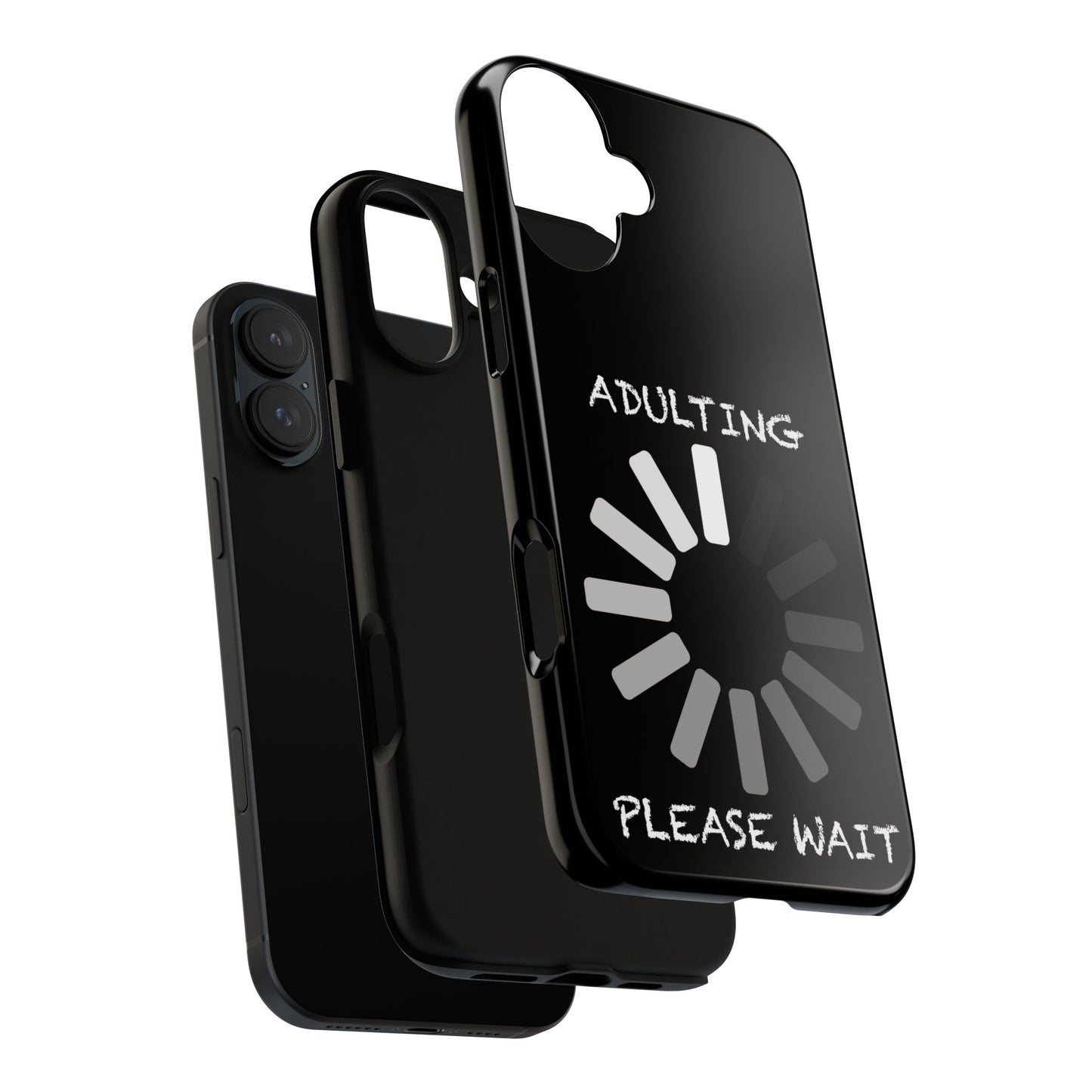 Phone Case - Adulting Please Wait Funny Tough Cases for Adults