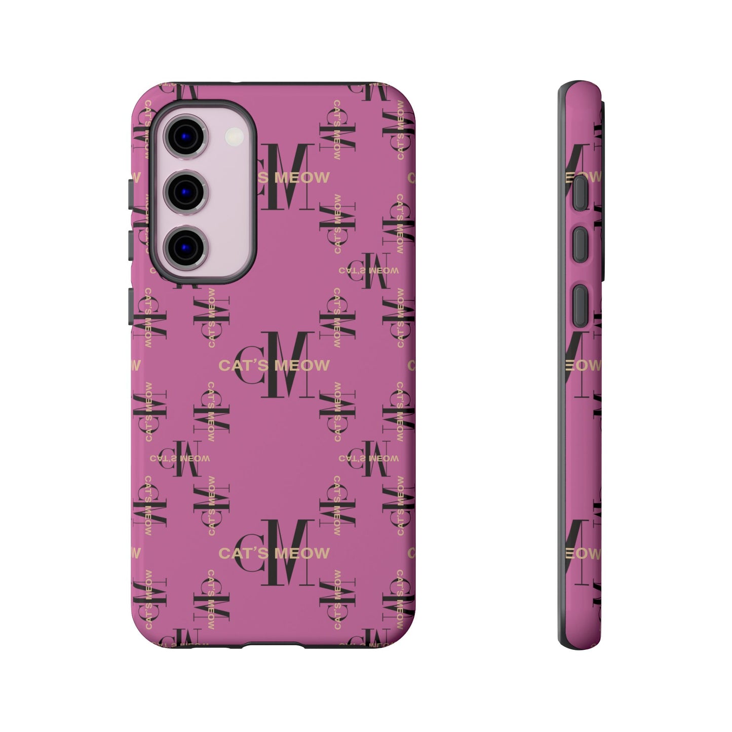 Phone Cases - Cat's Meow Logo Pattern Tough Cases