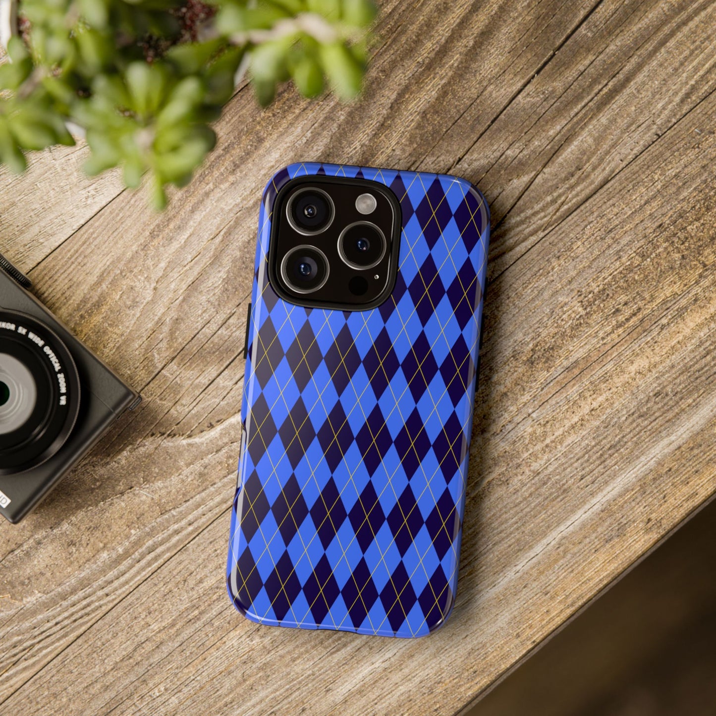 Stylish Argyle Phone Case - Tough Cases for Trendsetters