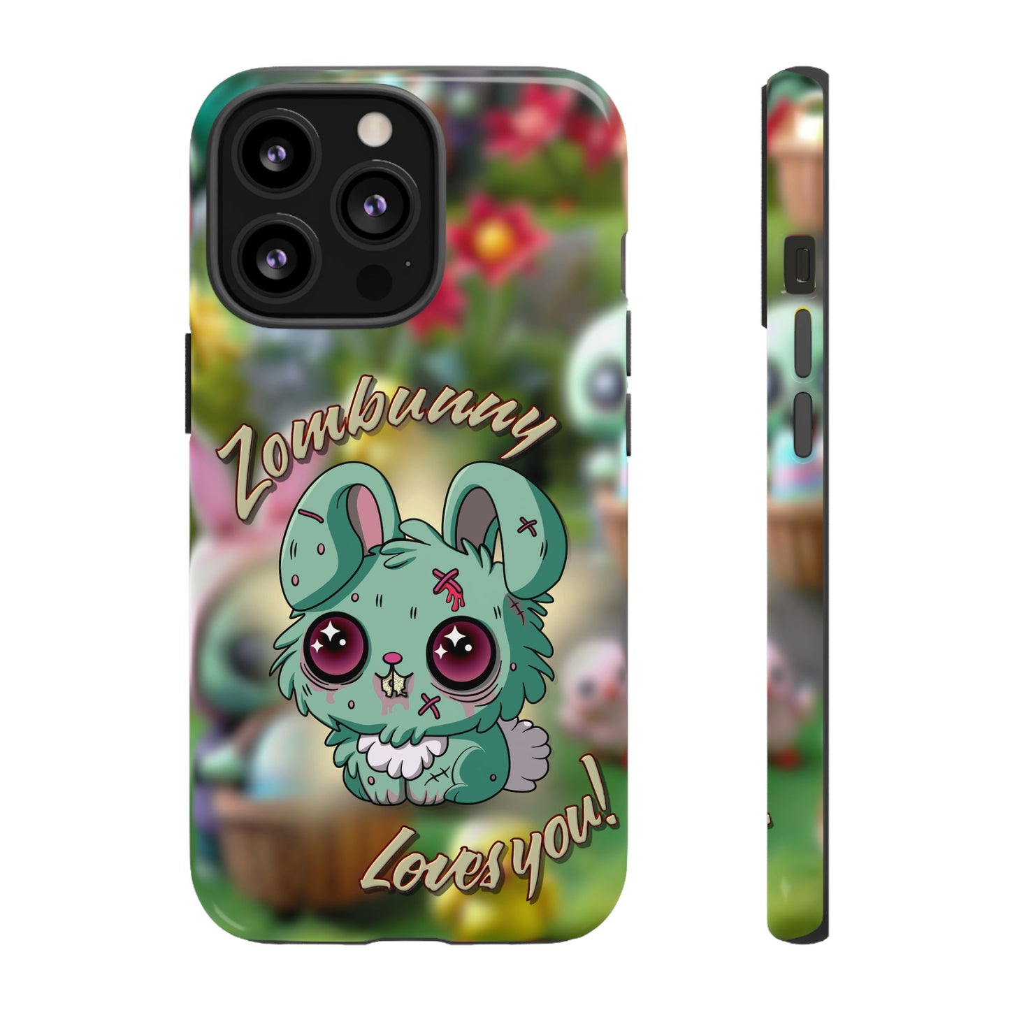 Phone Case - Cute Zombie Bunny - Zombunny Loves You