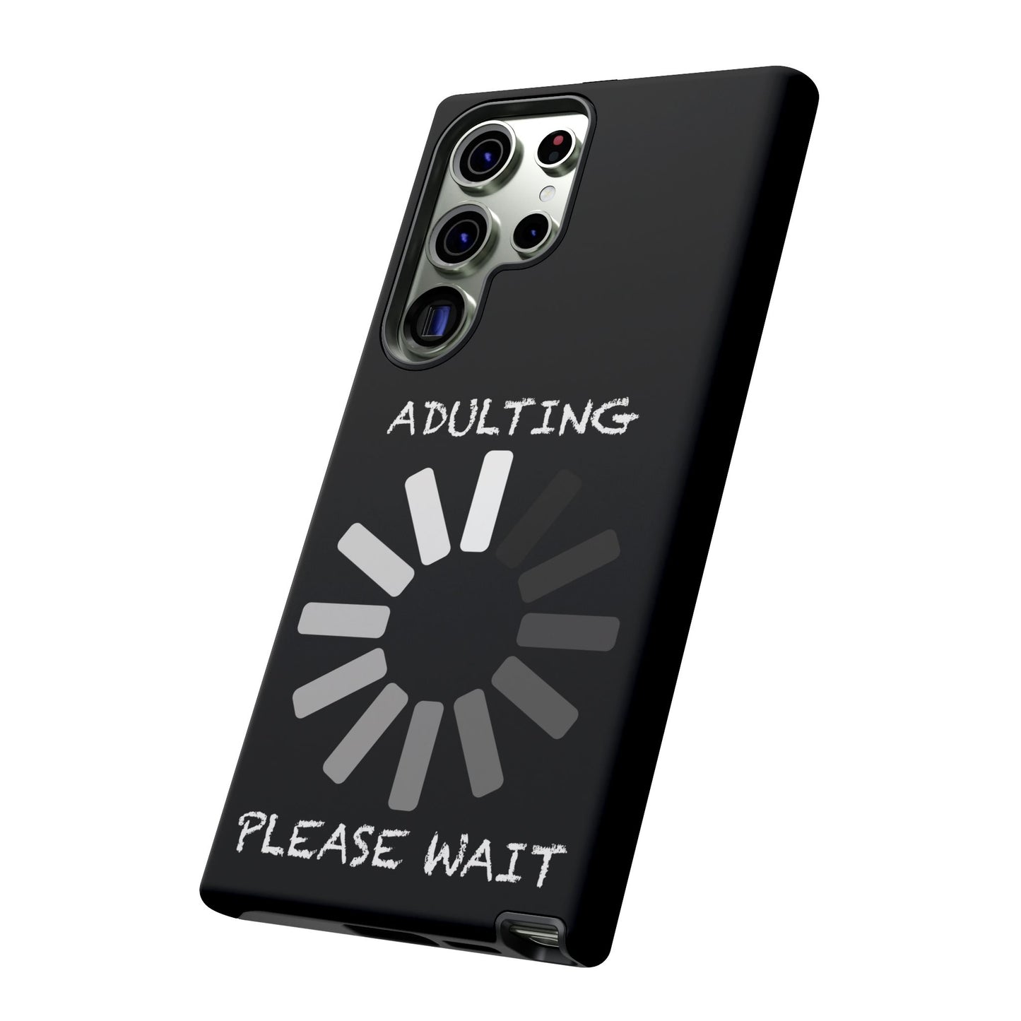 Phone Case - Adulting Please Wait Funny Tough Cases for Adults