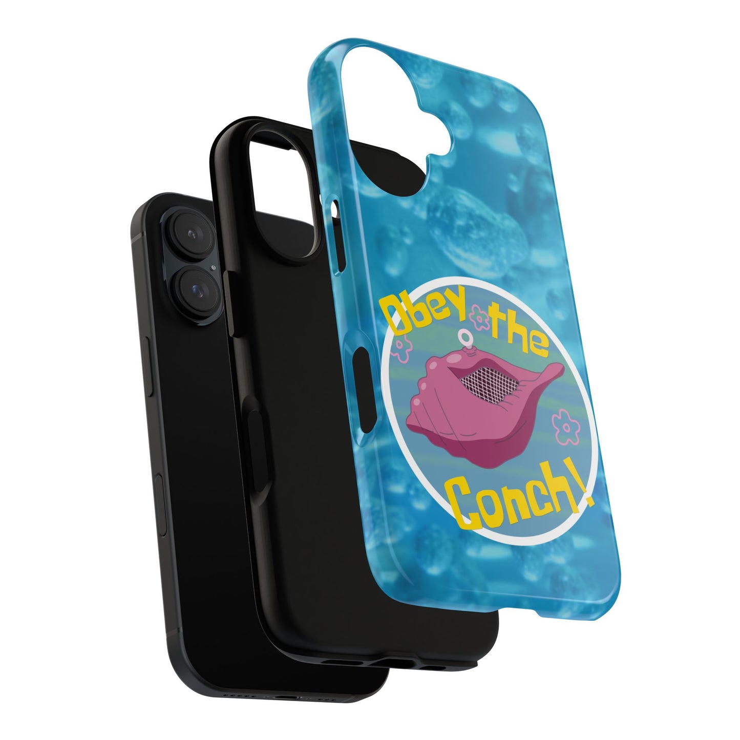 Phone Cases - Obey the Conch, Spongebob Design