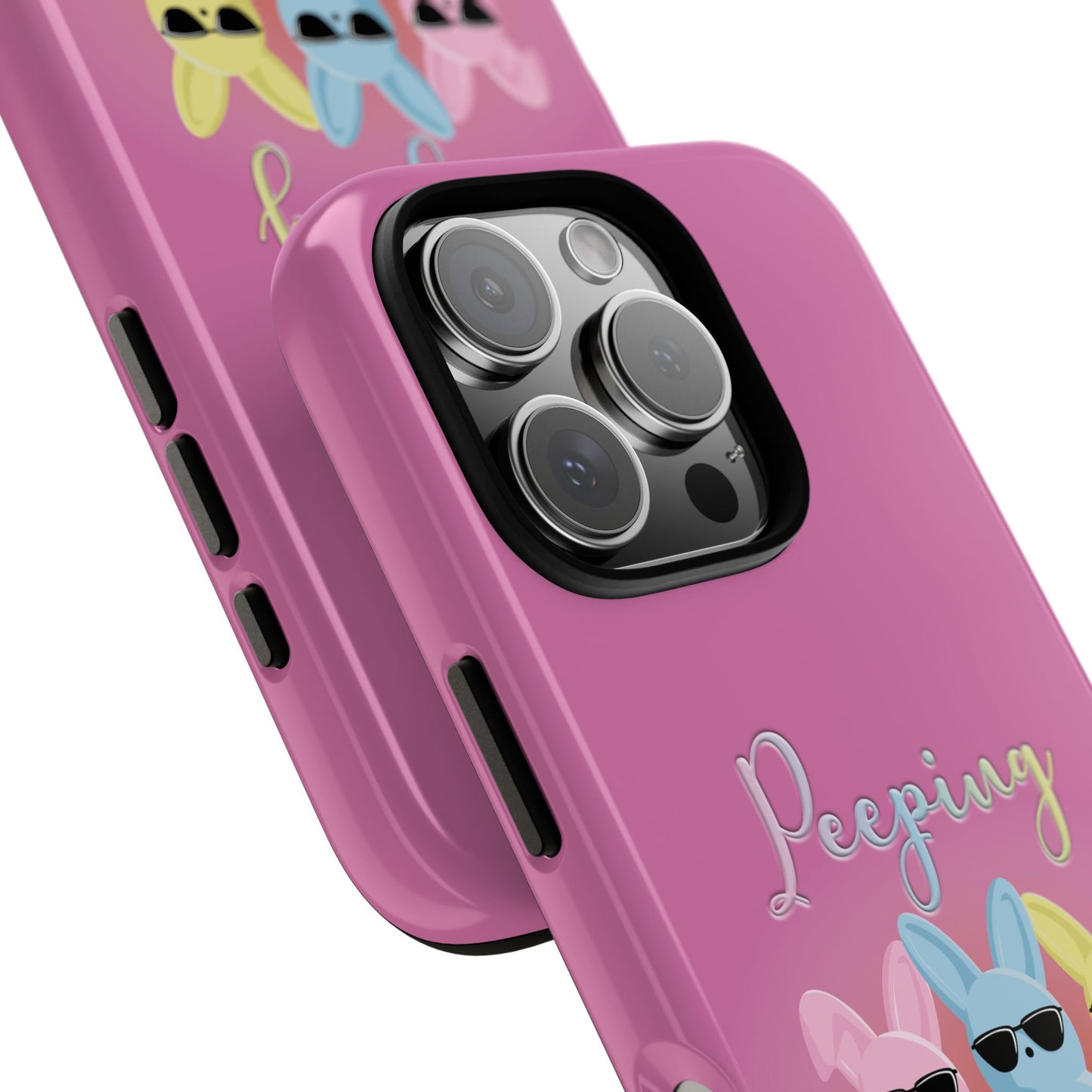 Phone Case - Peeping It Real Bunny Design for Easter & Spring