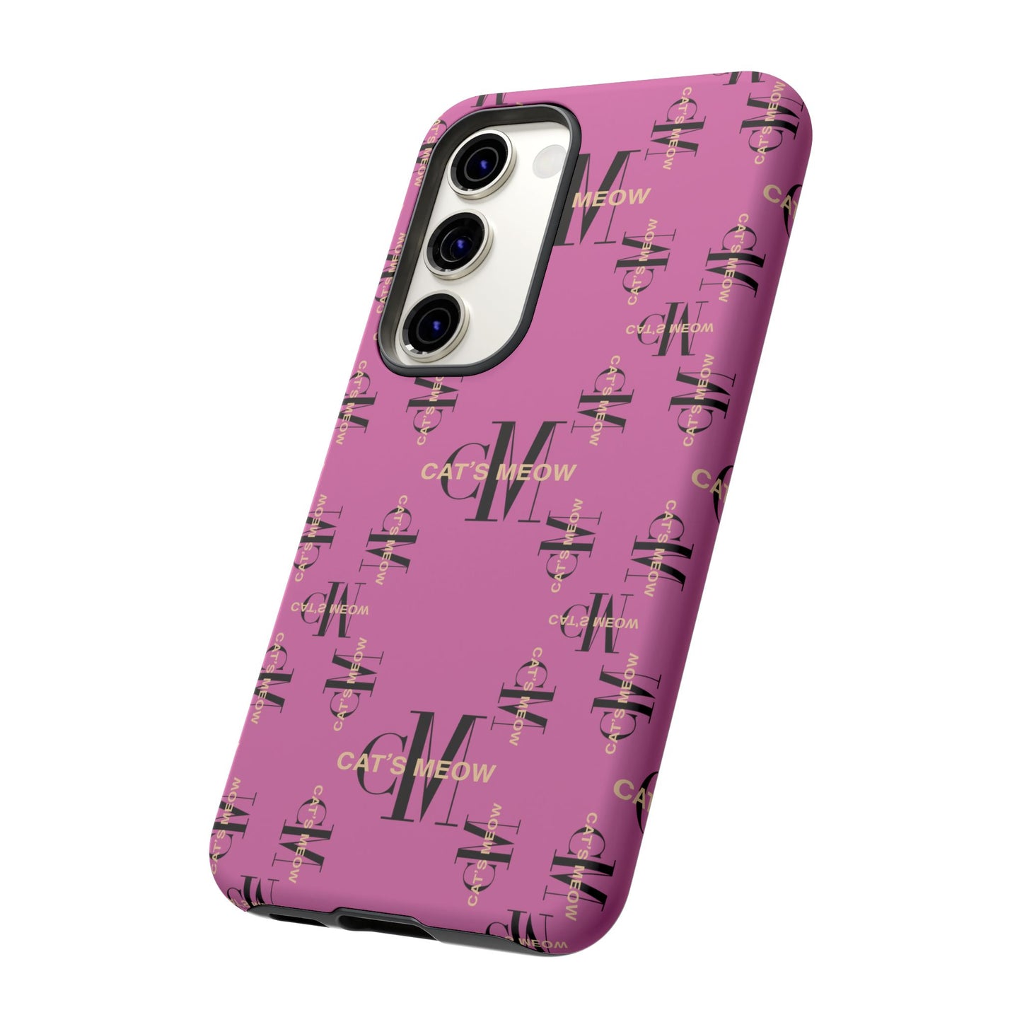 Phone Cases - Cat's Meow Logo Pattern Tough Cases