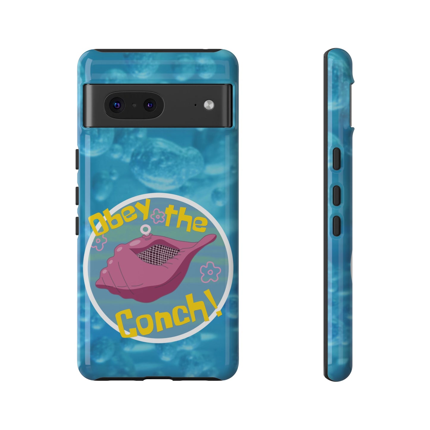 Phone Cases - Obey the Conch, Spongebob Design