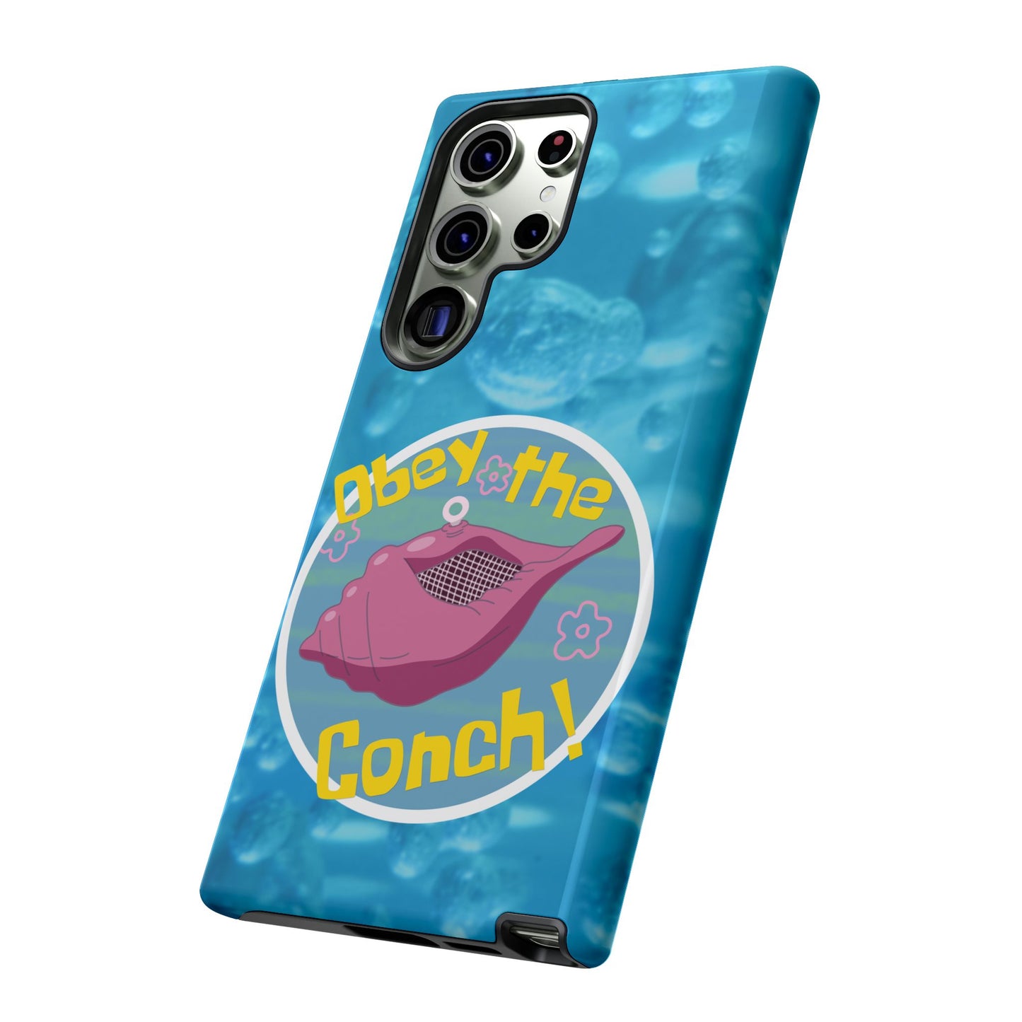 Phone Cases - Obey the Conch, Spongebob Design