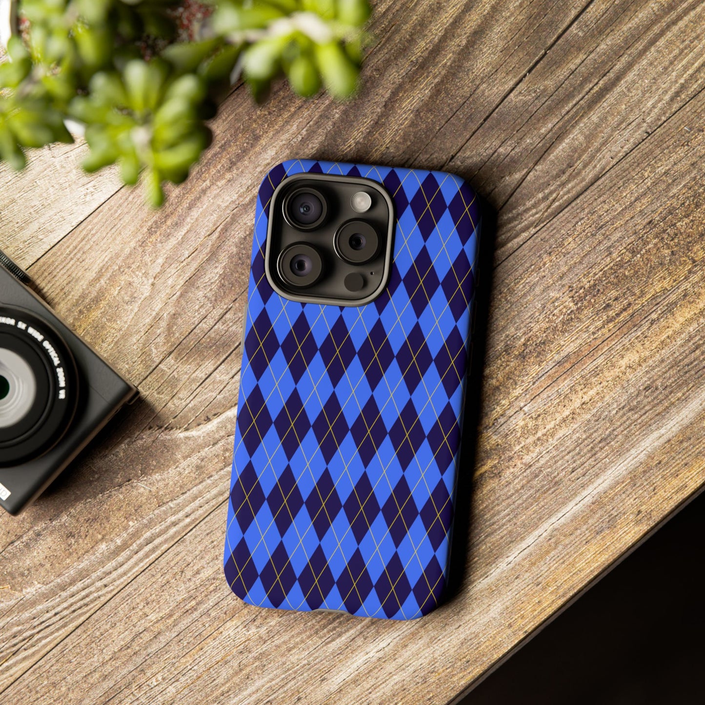 Stylish Argyle Phone Case - Tough Cases for Trendsetters