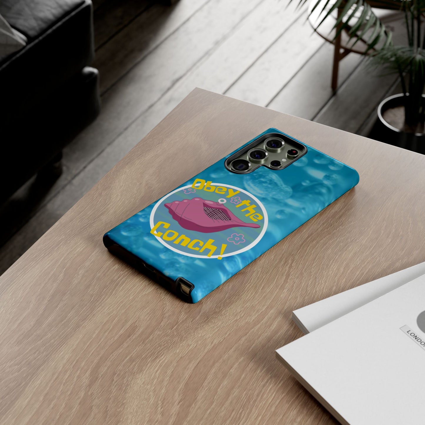 Phone Cases - Obey the Conch, Spongebob Design