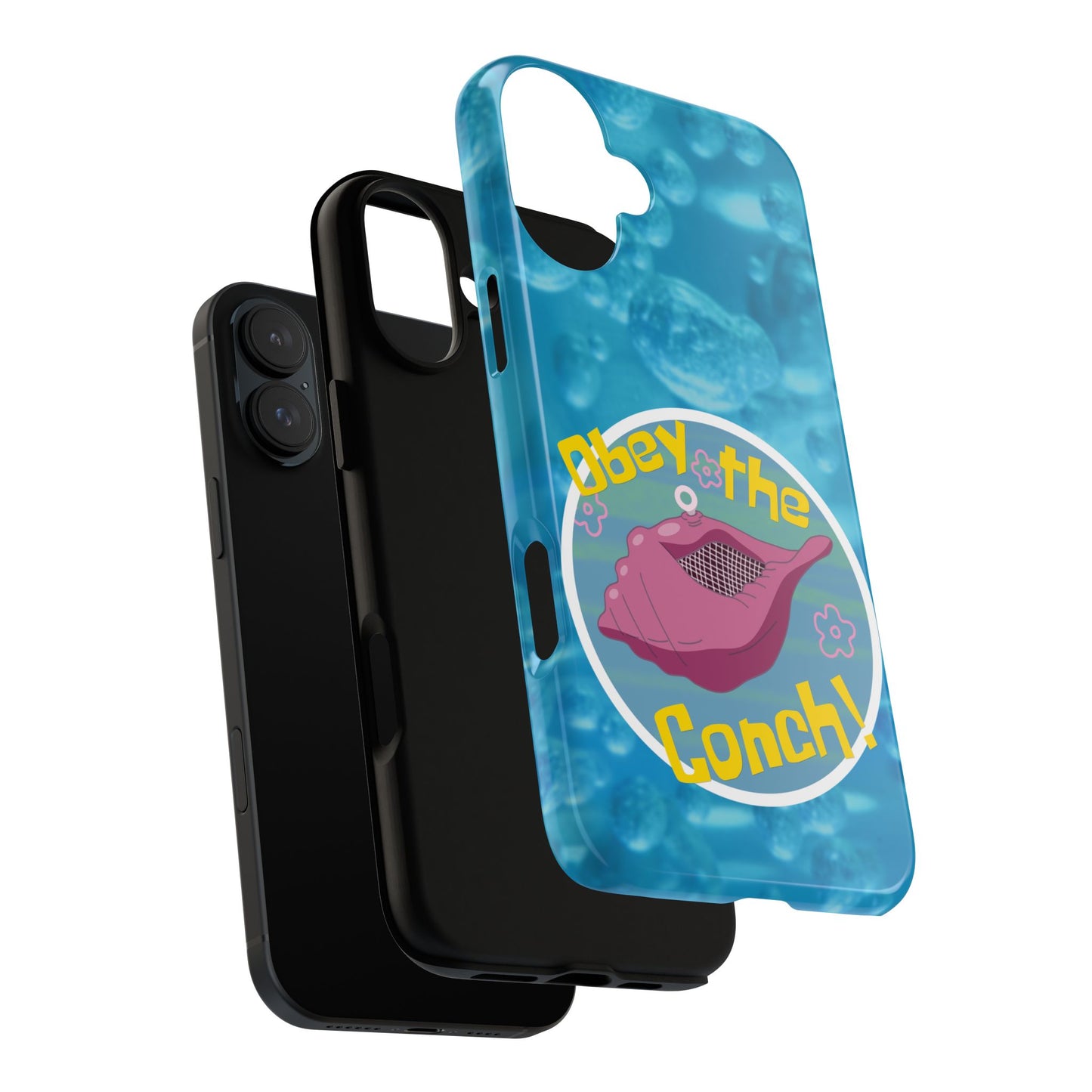 Phone Cases - Obey the Conch, Spongebob Design