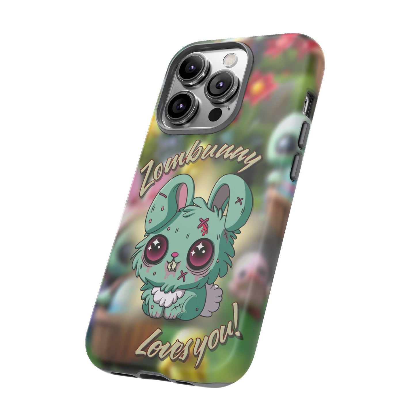 Phone Case - Cute Zombie Bunny - Zombunny Loves You