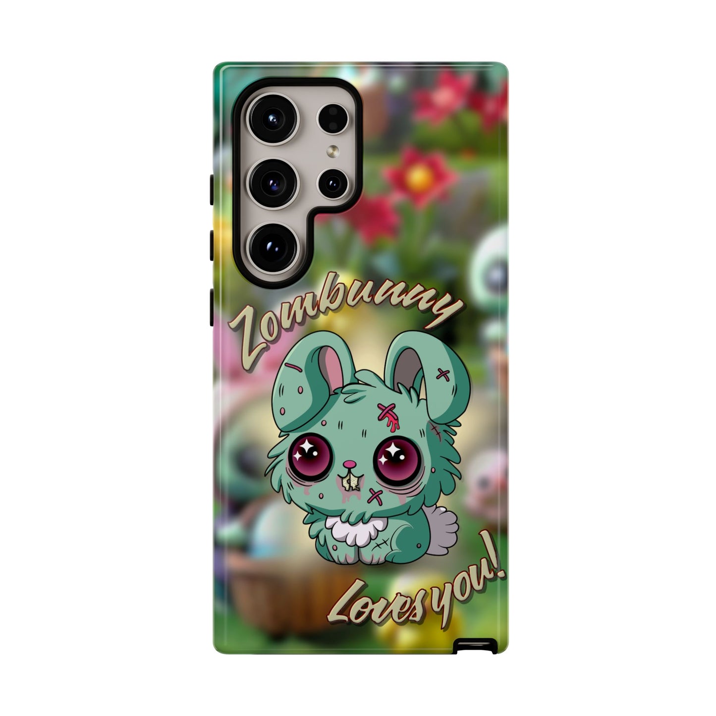 Phone Case - Cute Zombie Bunny - Zombunny Loves You