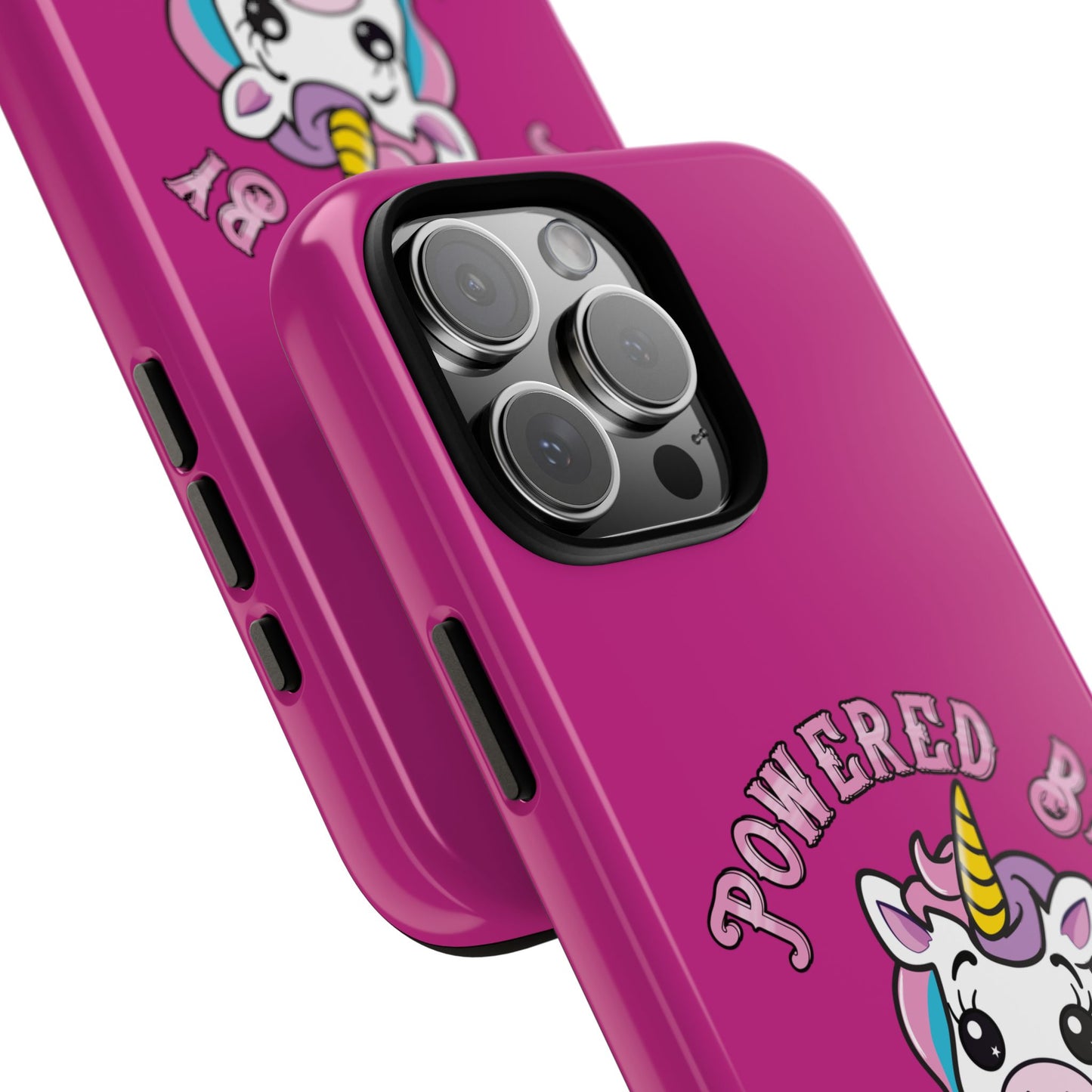 Phone Case - Powered by Unicorns and Chocolate