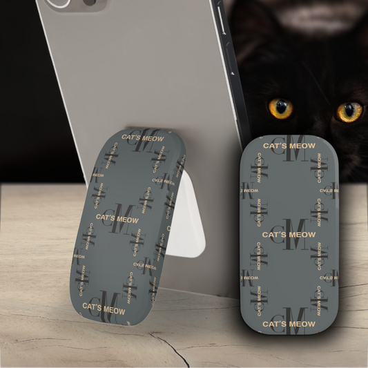 Phone Click-On Grip - Cat's Meow Design