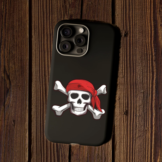 Pirate Skull and Crossbones with Jolly Roger Bandana - Tough Cases