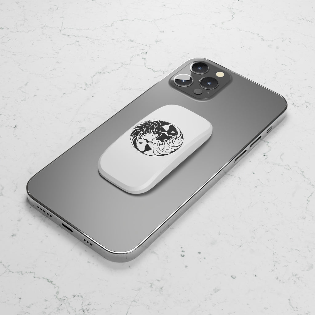 Jolly Roger Yin Yang Symbol Phone Click-On Grip