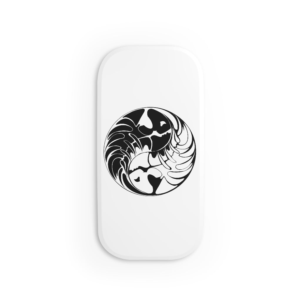 Jolly Roger Yin Yang Symbol Phone Click-On Grip