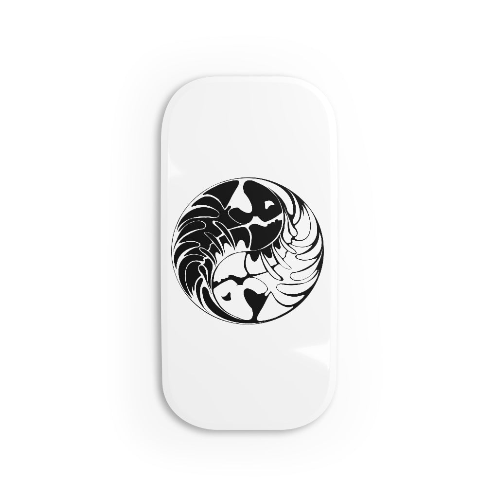 Jolly Roger Yin Yang Symbol Phone Click-On Grip