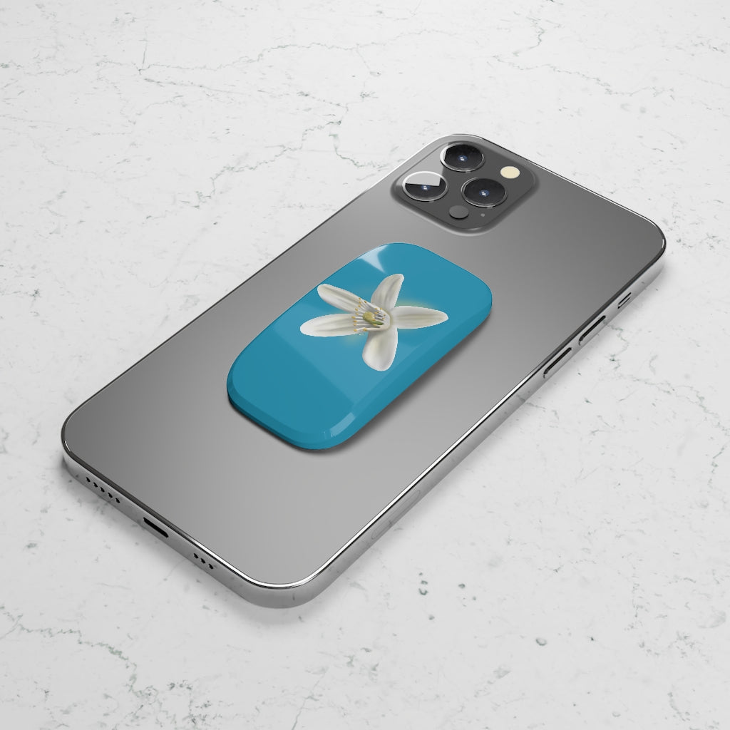 Vanilla flower Phone Click-On Grip