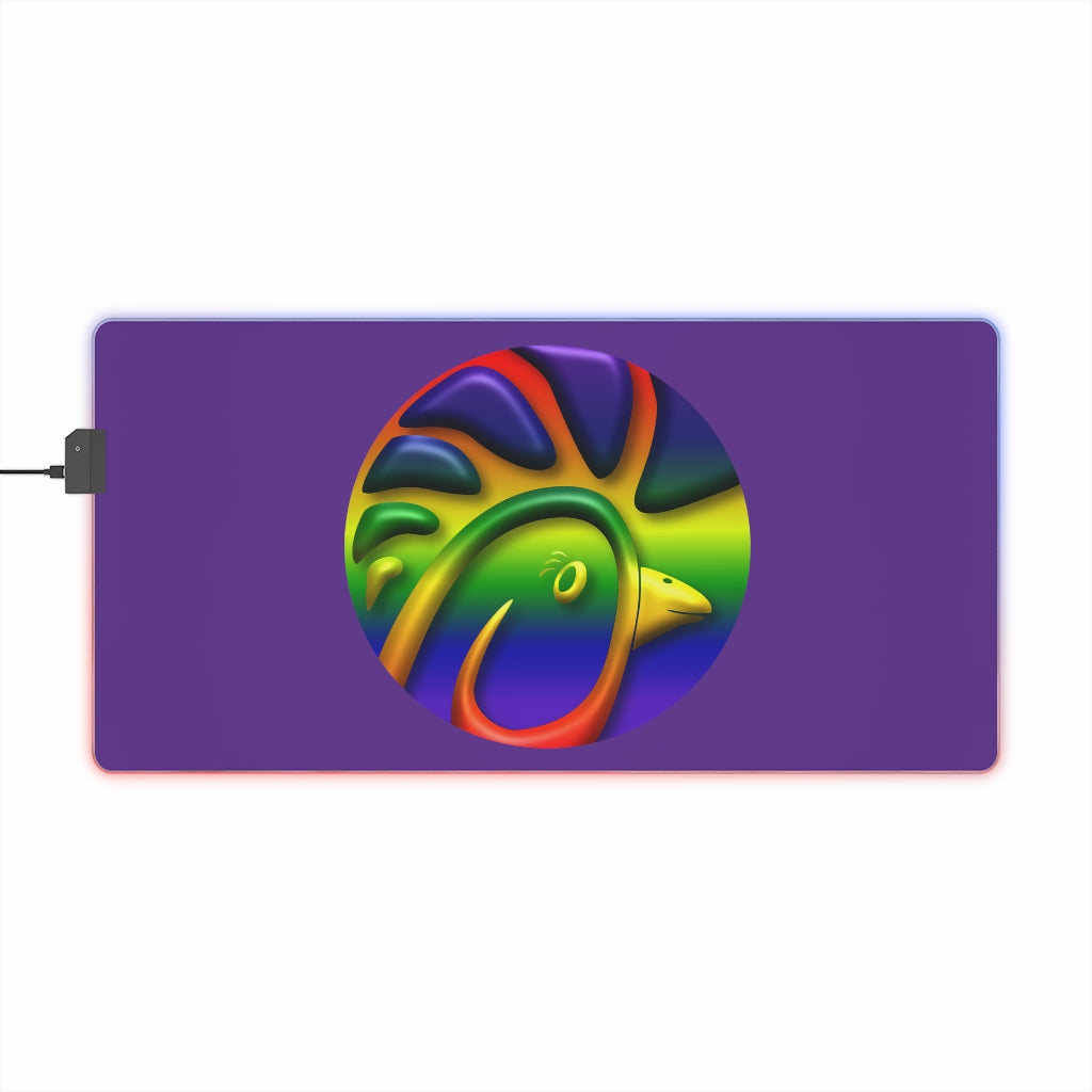 Pride Chicken LED Gaming Mouse Pad