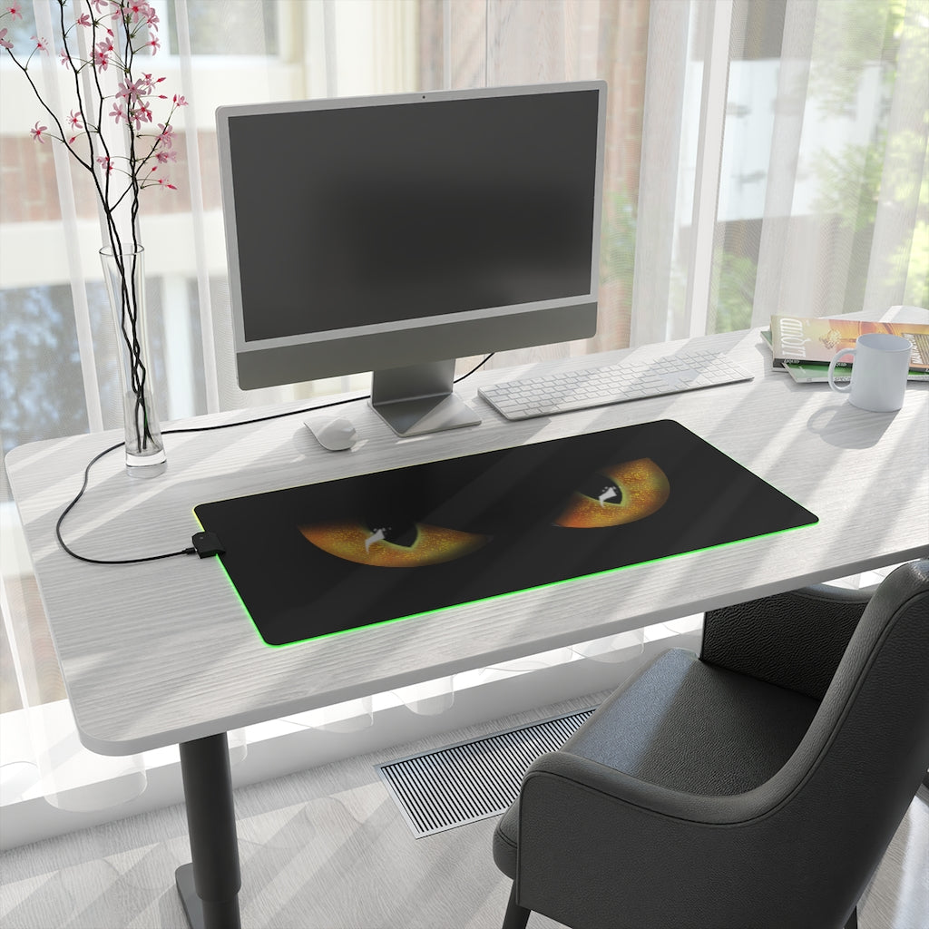 Cat Eyes LED Gaming Mouse Pad