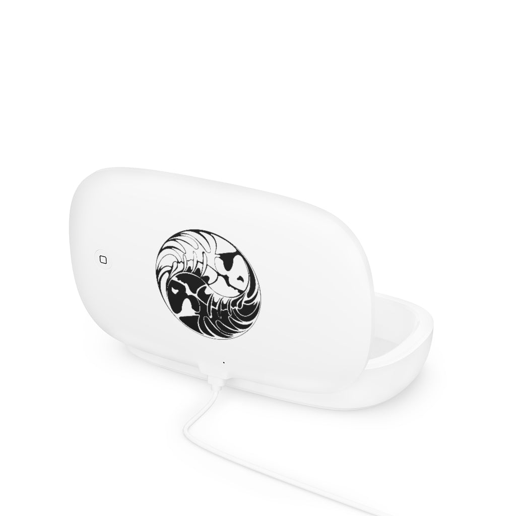 Yin Yang Pirate Fish UV Phone Sanitizer and Wireless Charging Pad