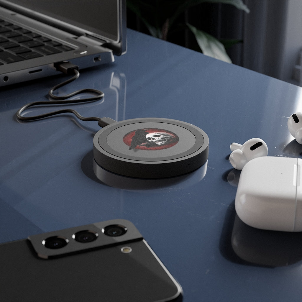 Skull and Raven Quake Wireless Charging Pad