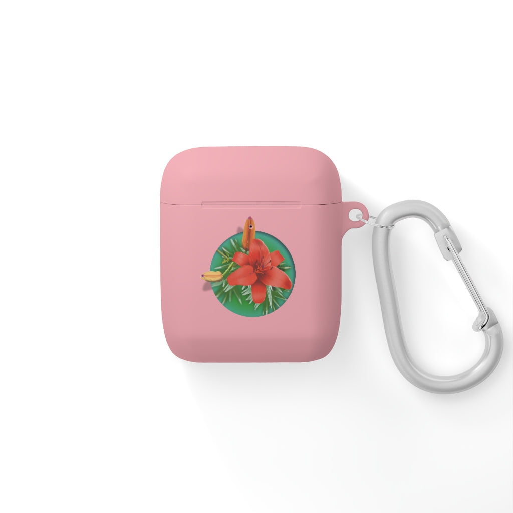 Orange Day Lily AirPods and AirPods Pro Case Cover