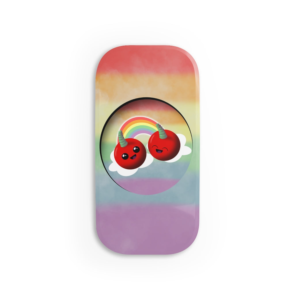 Unicorn Cherries Phone Click-On Grip