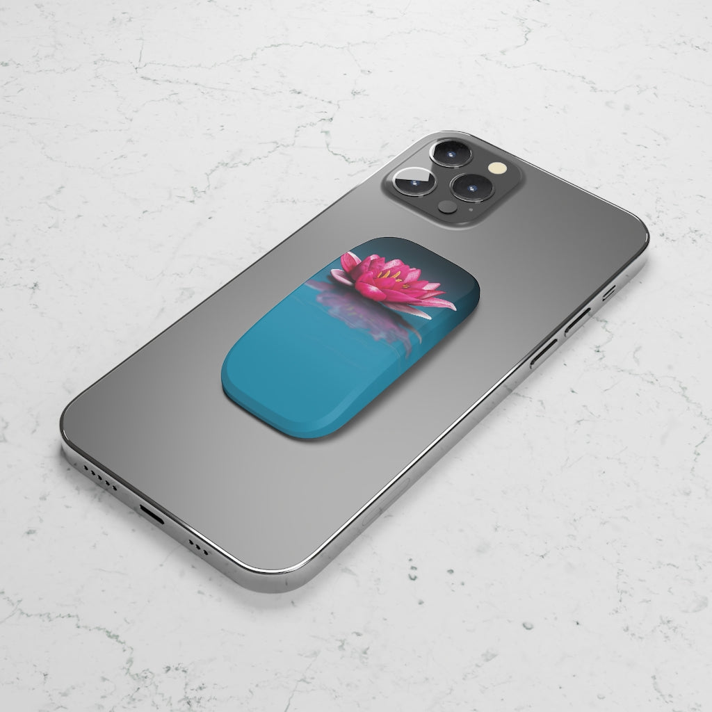 Lotus Flower Phone Click-On Grip