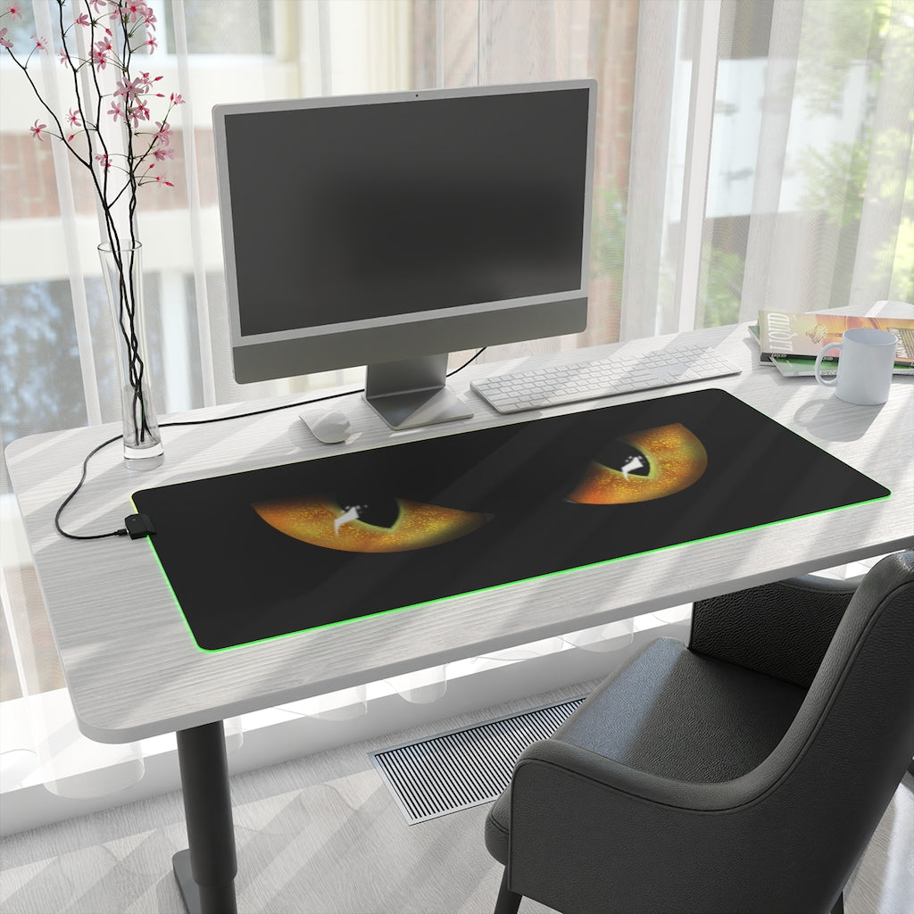 Cat Eyes LED Gaming Mouse Pad