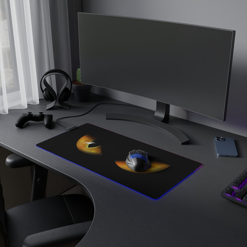 Cat Eyes LED Gaming Mouse Pad